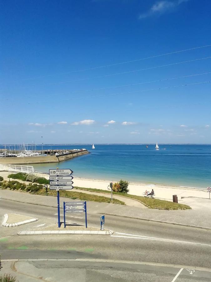 Appartement Confortable Avec Vue Sur La Mer A Quiberon 25 M² Esterno foto
